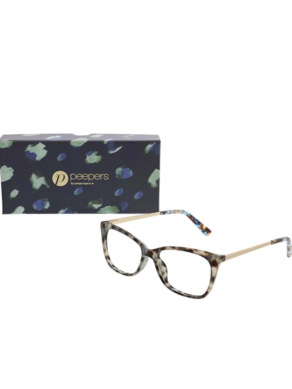 Peepers Tortoiseshell Blue Light Glasses, Brown - Picture 3 of 10